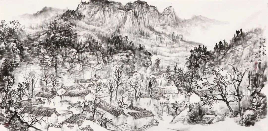 溪山晴岚，林谷清幽——著名画家吴山石作品欣赏