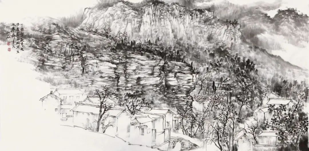 溪山晴岚，林谷清幽——著名画家吴山石作品欣赏