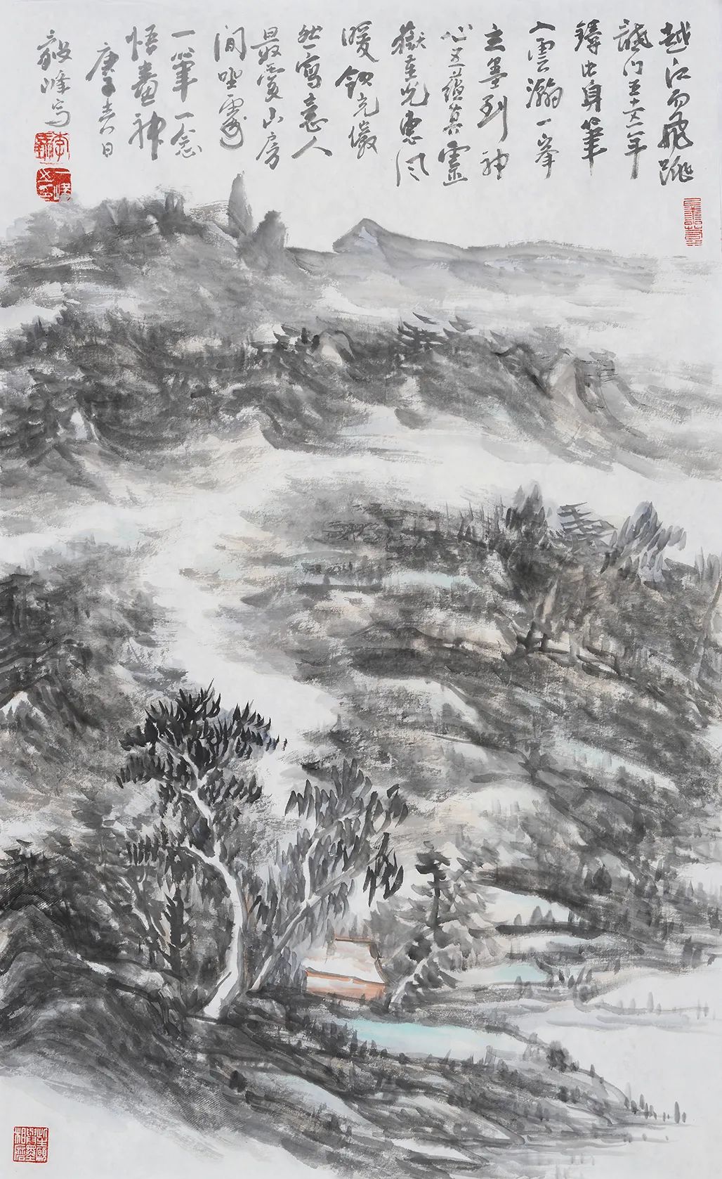 江山本如画，著名画家李毅峰受邀参展“2023 · 当代中国山水画名家笔墨品鉴展”