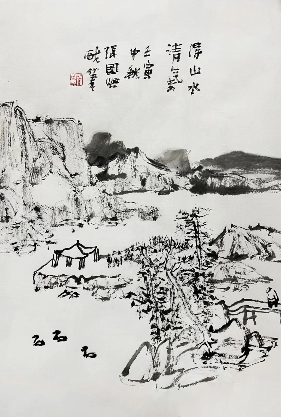 笔墨雄浑   借古开今，著名画家张国兴应邀参展“艺无止境——中国当代名家书画艺术大展” 