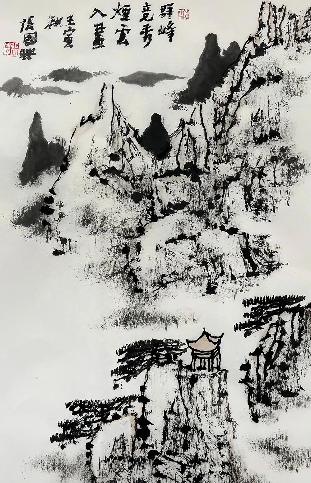 笔墨雄浑   借古开今，著名画家张国兴应邀参展“艺无止境——中国当代名家书画艺术大展” 