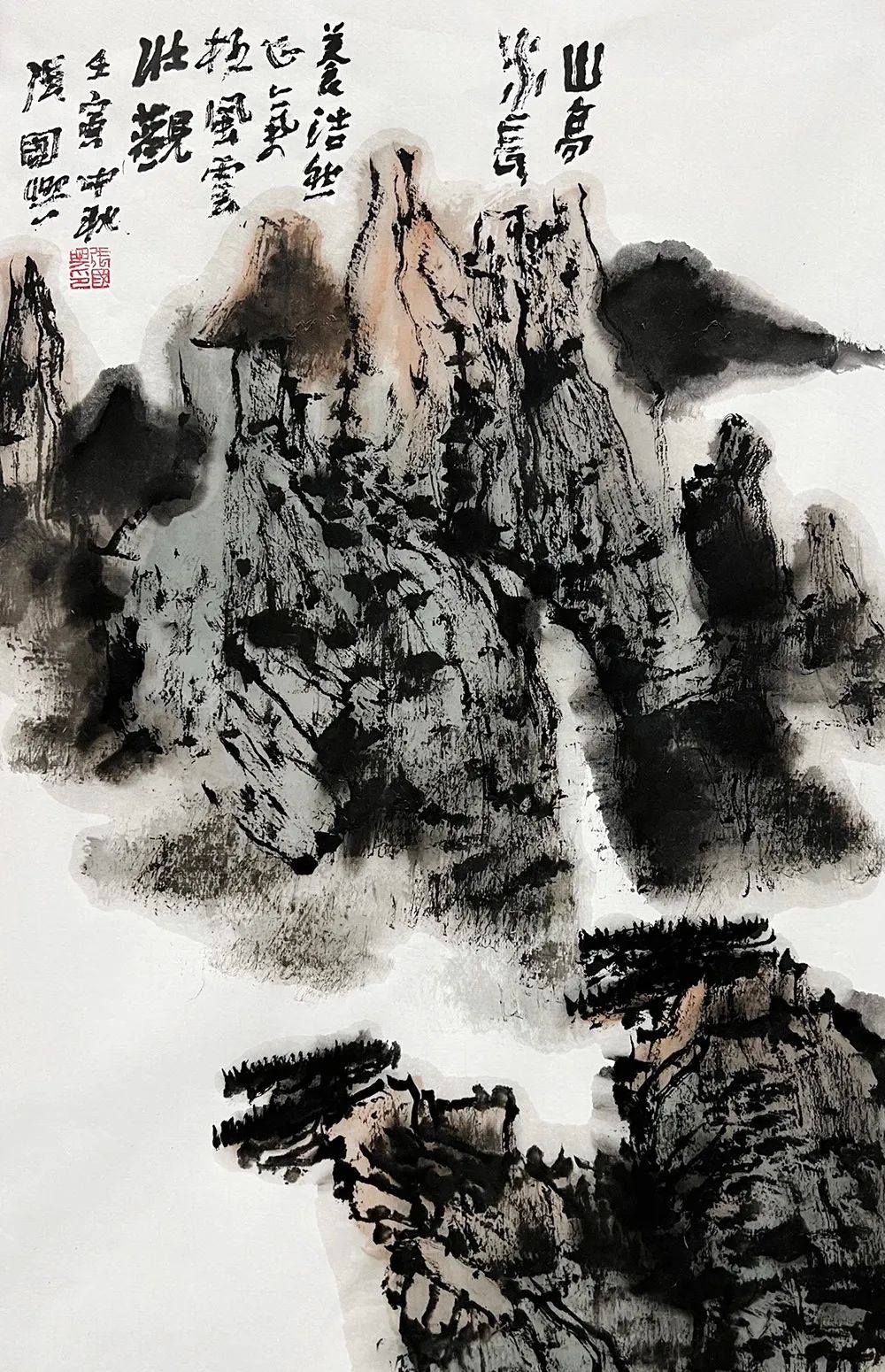 笔墨雄浑   借古开今，著名画家张国兴应邀参展“艺无止境——中国当代名家书画艺术大展” 