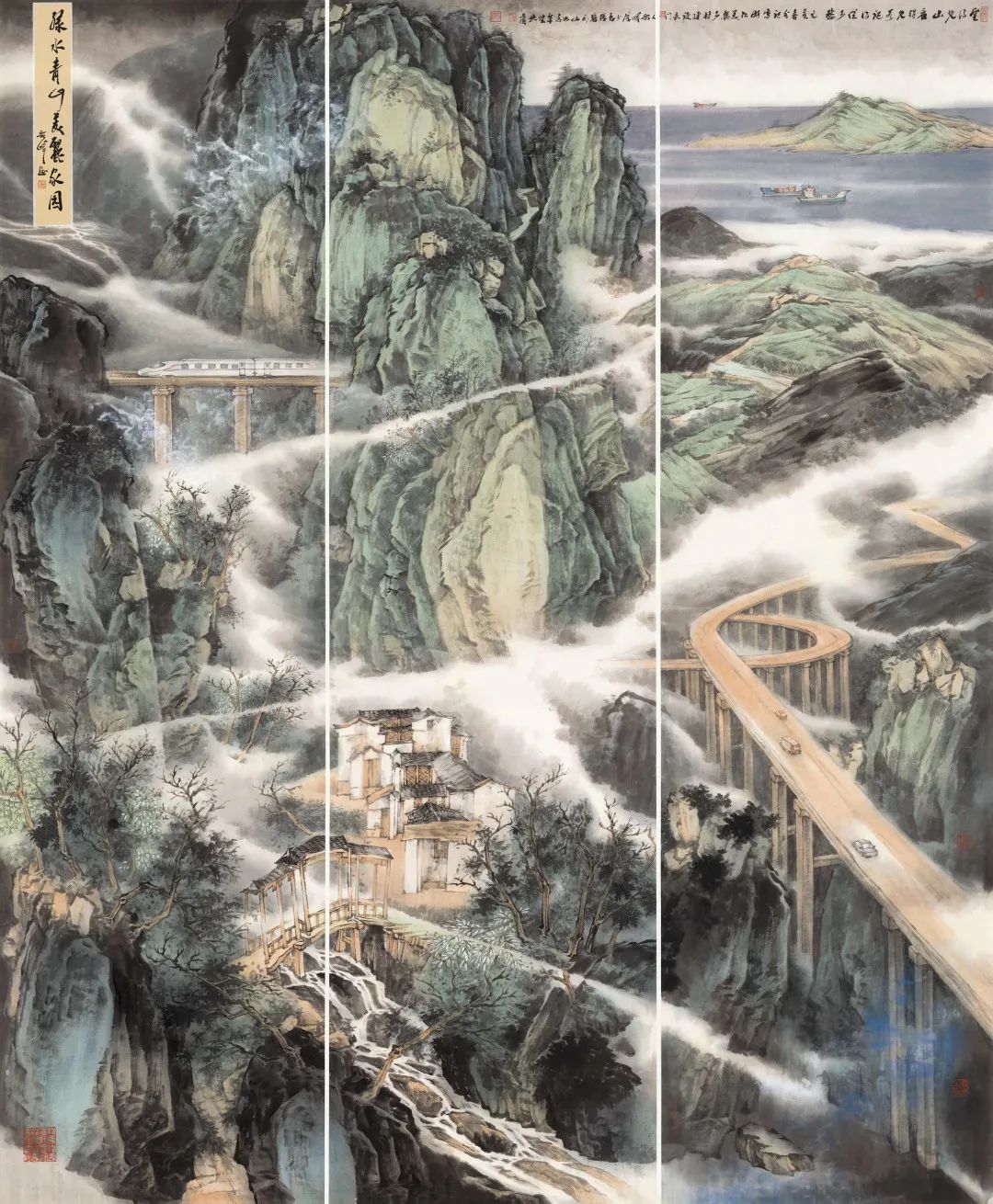 “问道暨阳——茹峰中国画作品展”将于11月8日在诸暨市博物馆开幕