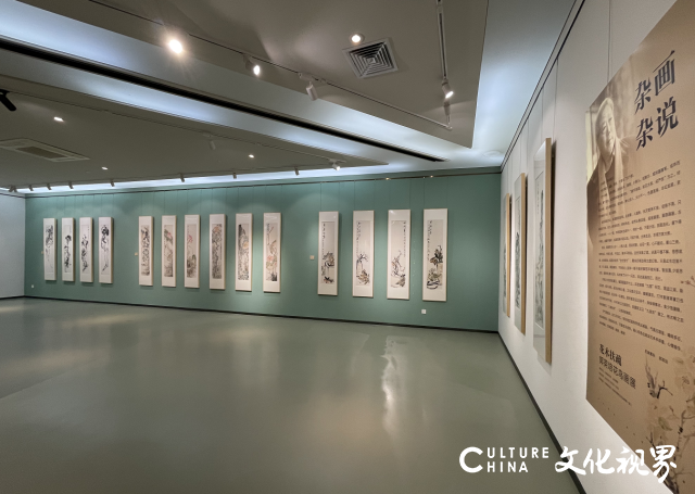 “花木扶疏——郭英培花鸟画展”在济南大舜美术馆隆重开幕