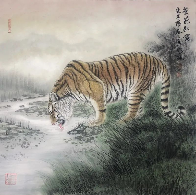 和谐唯美   清雅细腻——著名画家吕维超工笔画作品雅赏