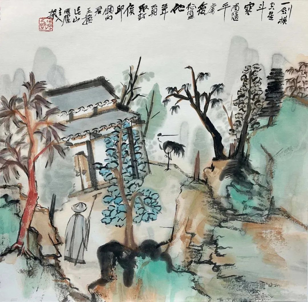 见素抱朴，淡虚静通——著名画家何加林谈“一画”山水