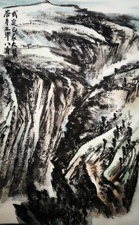 重峦叠嶂 白云飘渺——欣赏著名画家舒建新画笔下的乌蒙山
