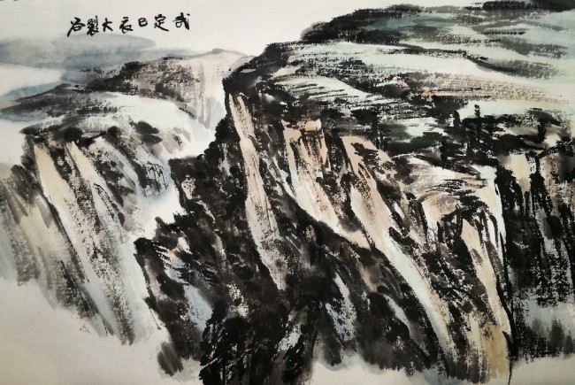 重峦叠嶂 白云飘渺——欣赏著名画家舒建新画笔下的乌蒙山