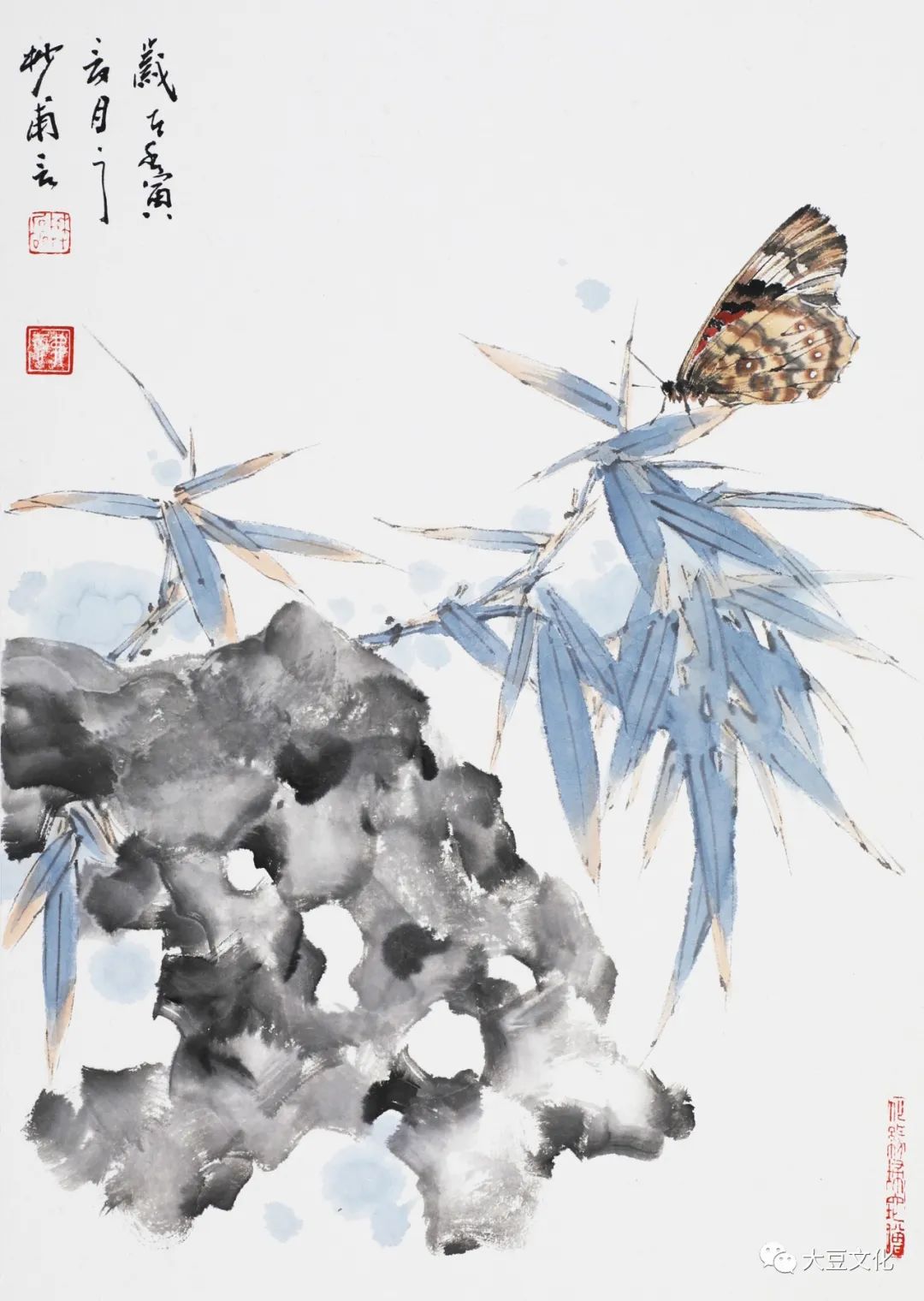 蝶泛灵石之境——青年画家樊磊国画解读