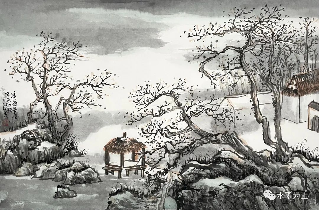 来去无迹——著名画家肖培金谈文人雪景山水画荒寒境界中的超越意识