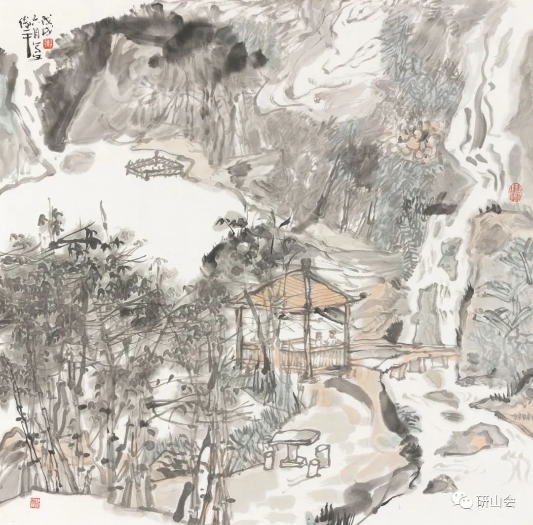 著名画家韦俊平以画为媒 回馈家乡