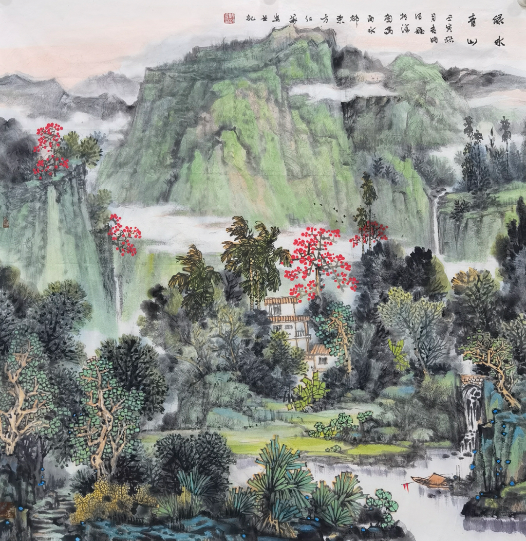 与天地精神共往来，著名画家阮江华应邀参展“臻美大境——2023 · 当代中国山水画名家笔墨品鉴展”