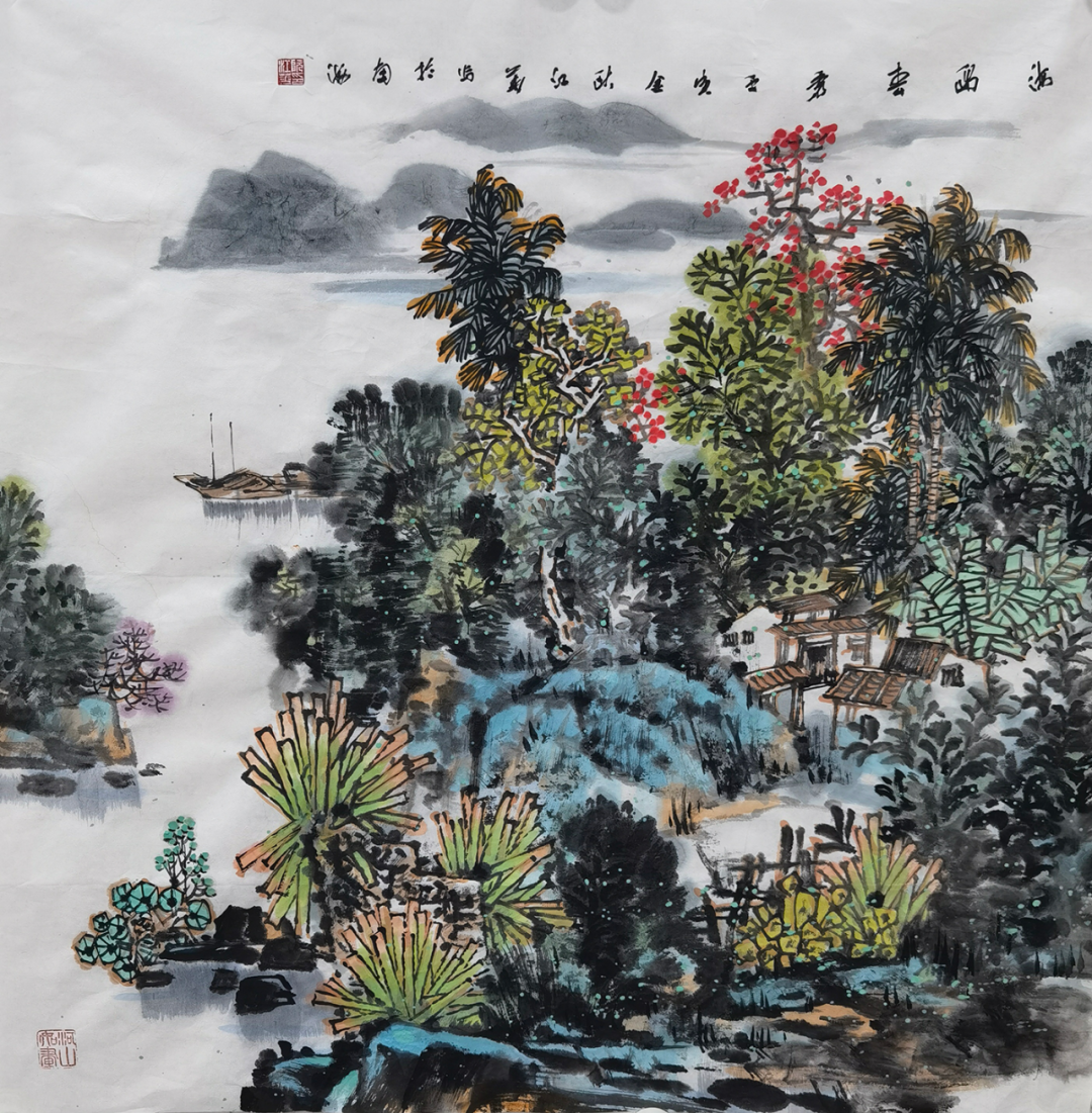 与天地精神共往来，著名画家阮江华应邀参展“臻美大境——2023 · 当代中国山水画名家笔墨品鉴展”