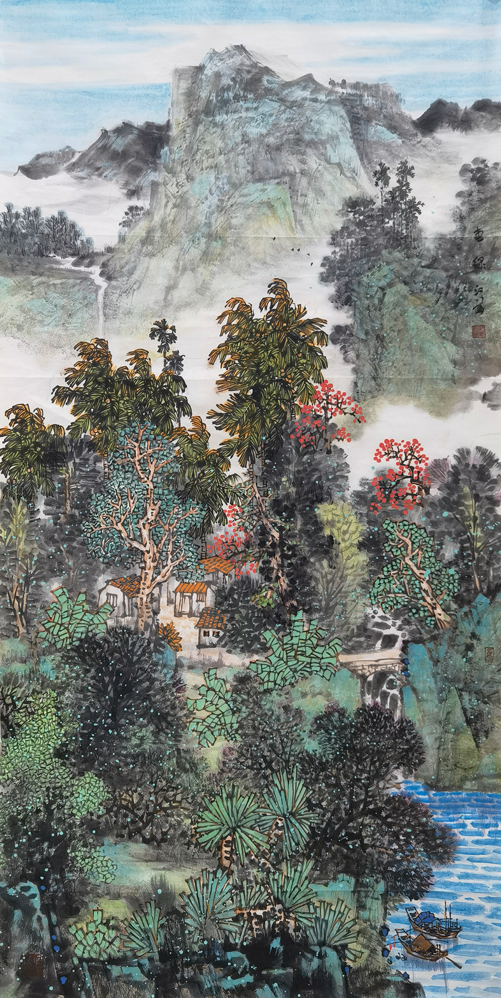 与天地精神共往来，著名画家阮江华应邀参展“臻美大境——2023 · 当代中国山水画名家笔墨品鉴展”