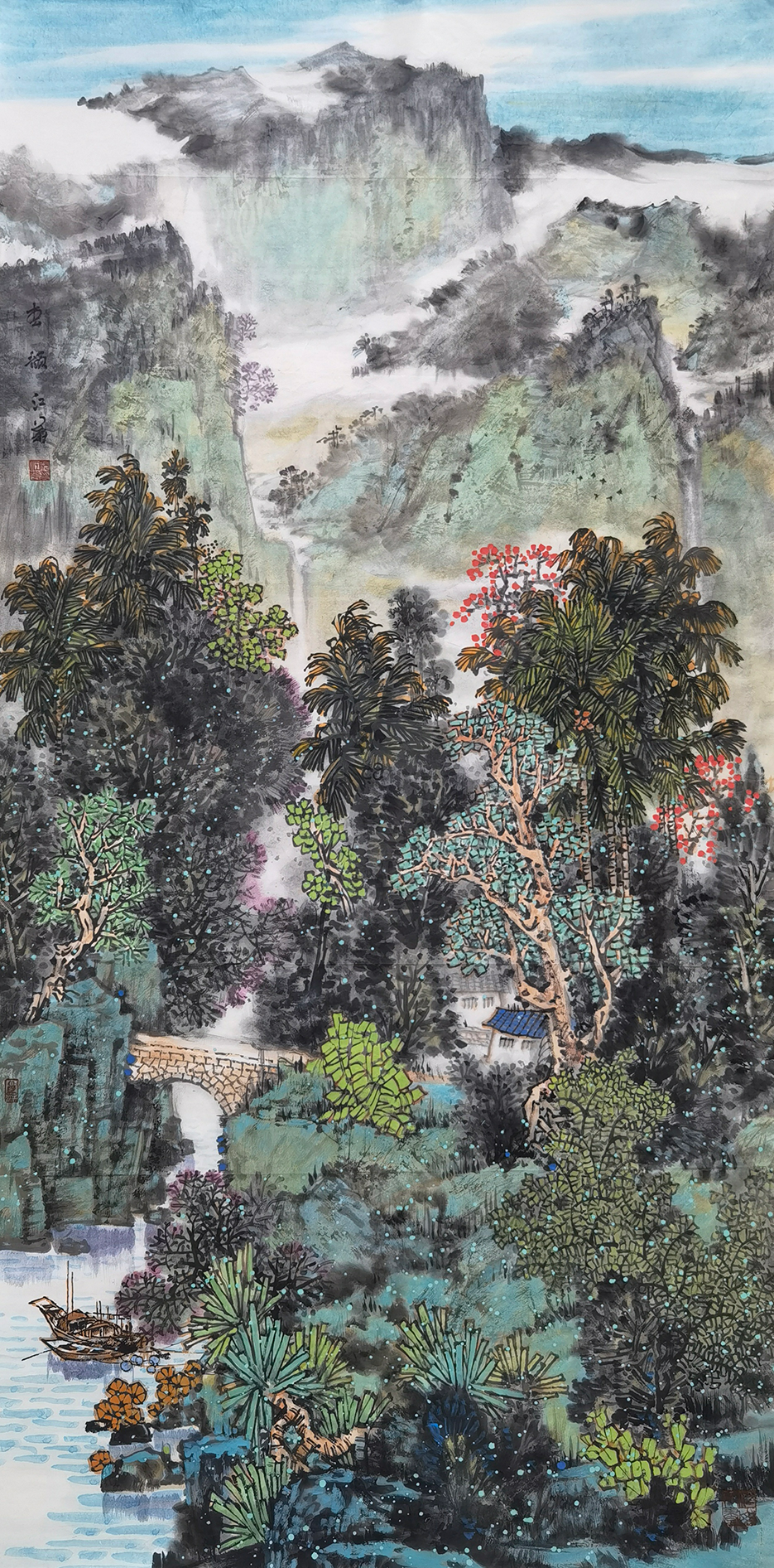 与天地精神共往来，著名画家阮江华应邀参展“臻美大境——2023 · 当代中国山水画名家笔墨品鉴展”