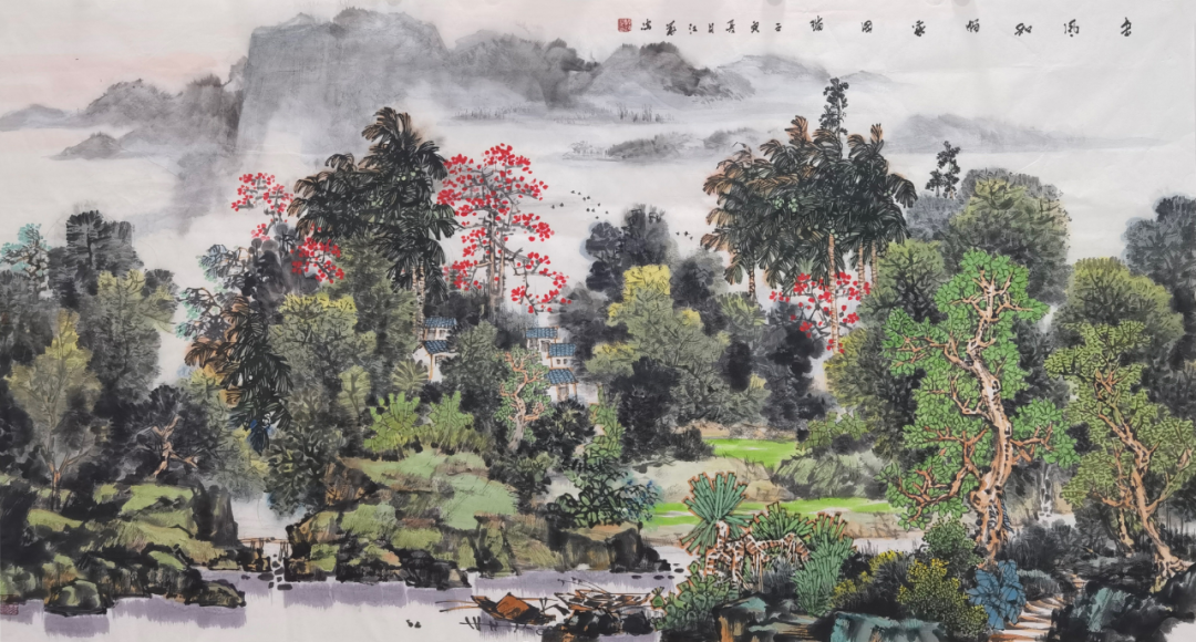 与天地精神共往来，著名画家阮江华应邀参展“臻美大境——2023 · 当代中国山水画名家笔墨品鉴展”