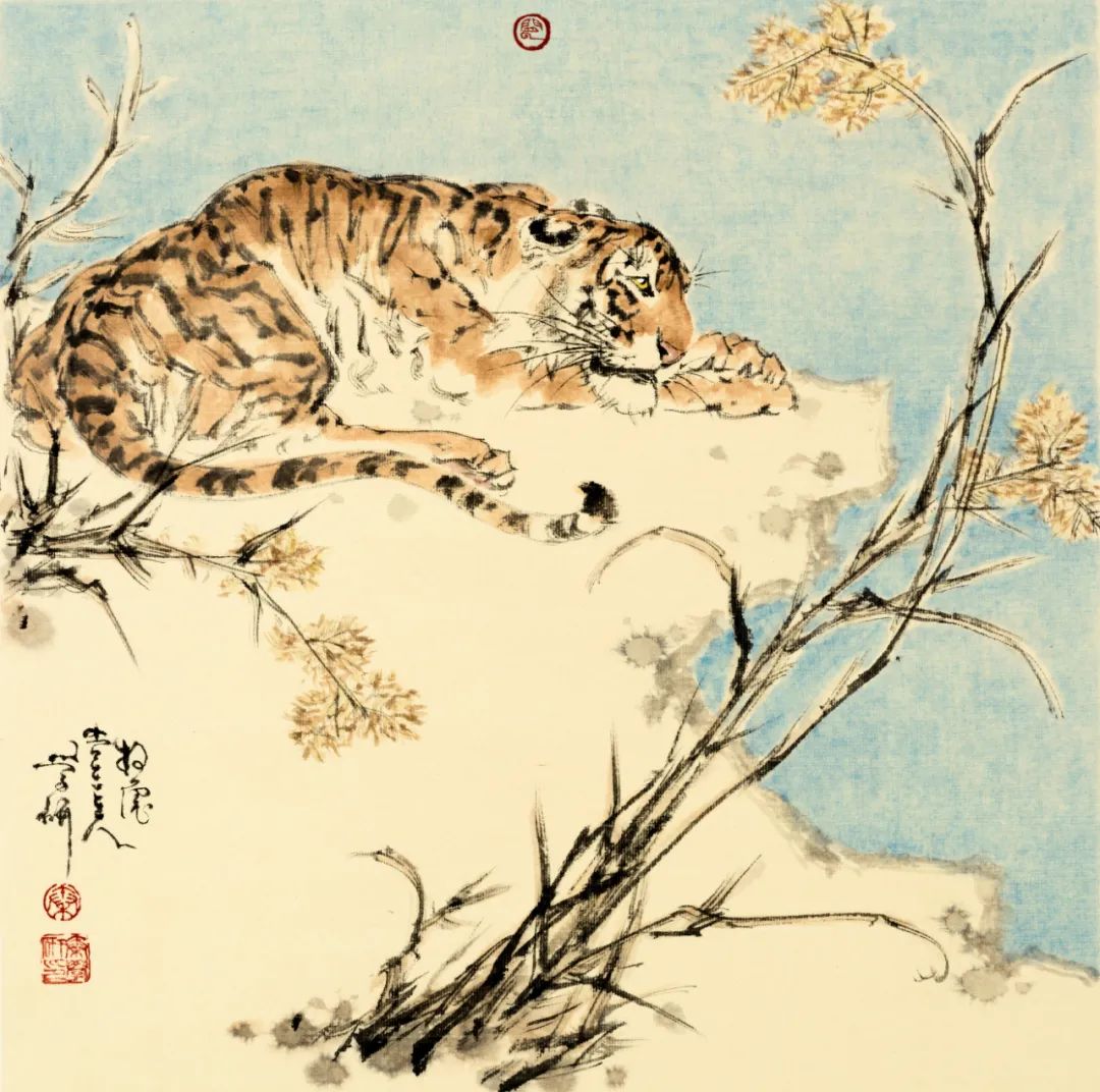 古意盎然  大美无言——著名画家秦学研新古典虎画艺术品鉴