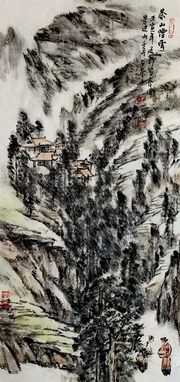 茶源圣境——著名画家舒建新笔下的景迈山