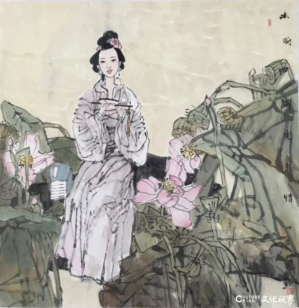 画阑幽处观美人，著名画家姜超应邀参展“翰墨华章——第四届中国画全国名家邀请展”