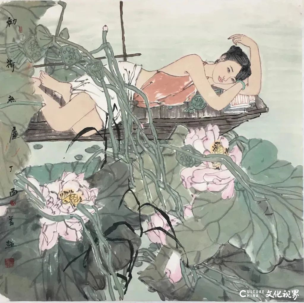 画阑幽处观美人，著名画家姜超应邀参展“翰墨华章——第四届中国画全国名家邀请展”