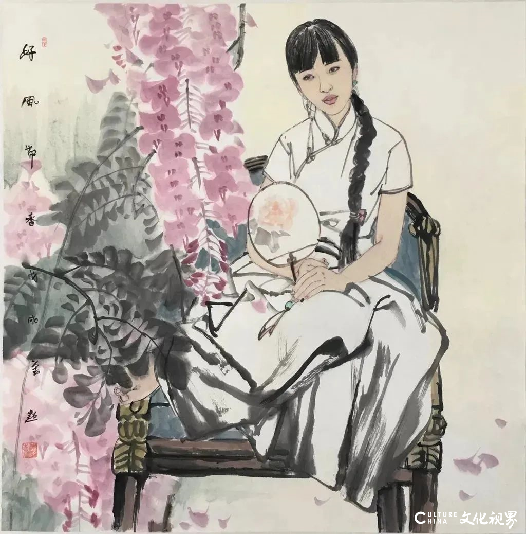 画阑幽处观美人，著名画家姜超应邀参展“翰墨华章——第四届中国画全国名家邀请展”