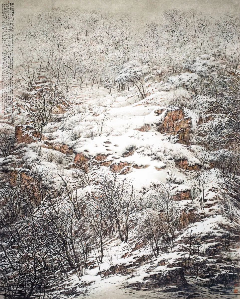 冰雪无声 岁月有情——著名画家范杰冰雪山水画独到的艺术语言与特征