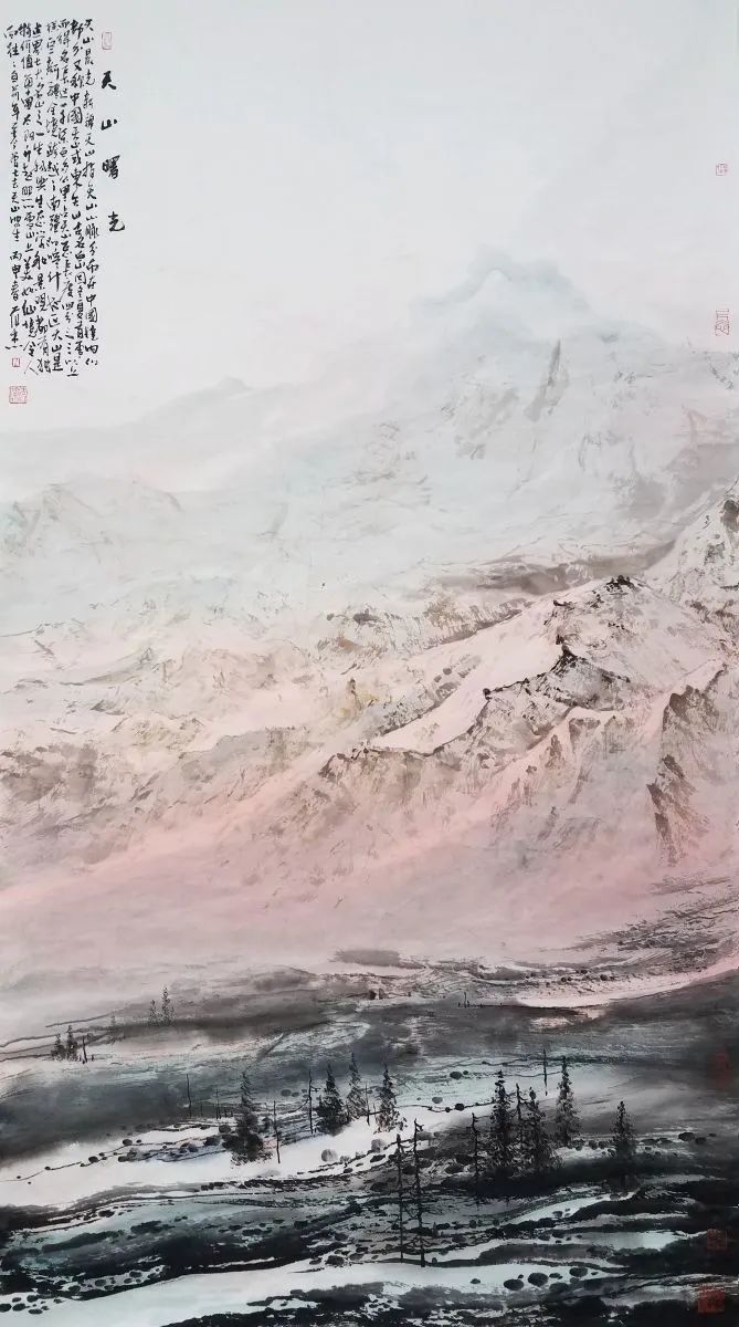 冰雪无声 岁月有情——著名画家范杰冰雪山水画独到的艺术语言与特征