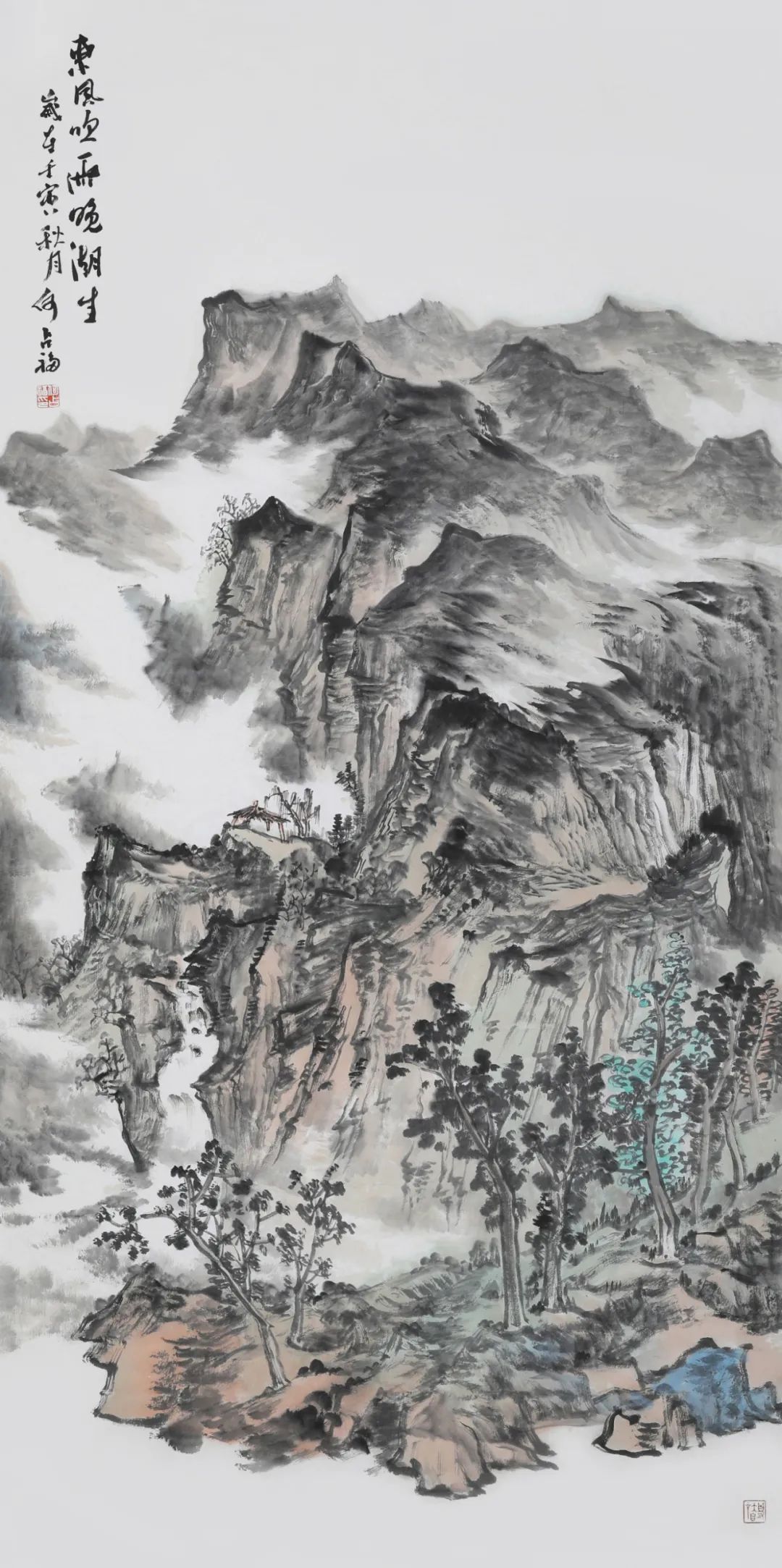 荒荒油云  寥寥长风——著名画家何占福的山水翰墨纵览