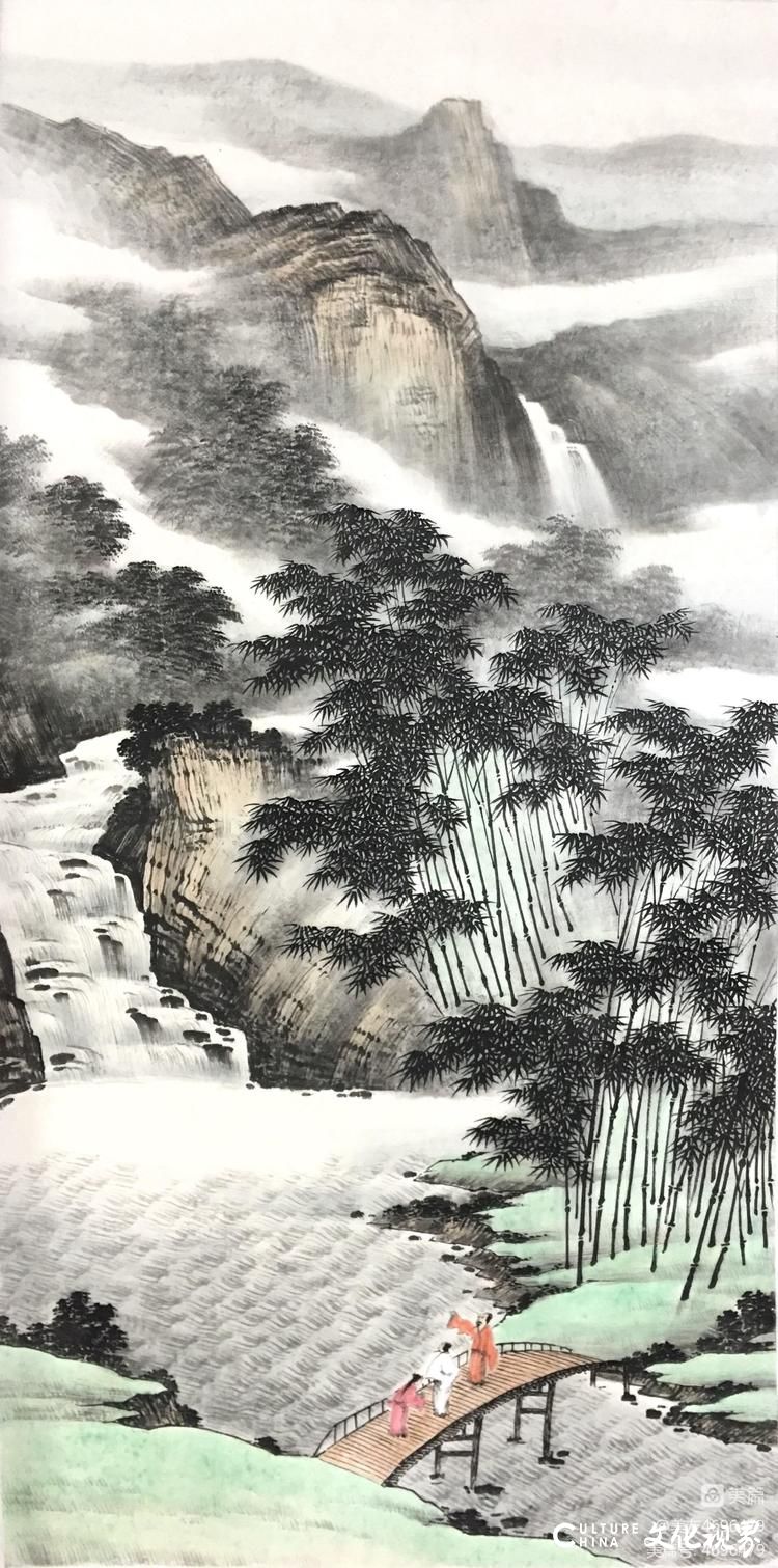 奇峰云起  浮想联翩——著名画家马骏将想象绘成最美的风景