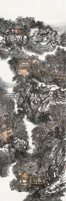 气象空灵  天地浩瀚——青年画家卢虓山水作品获众名家点赞