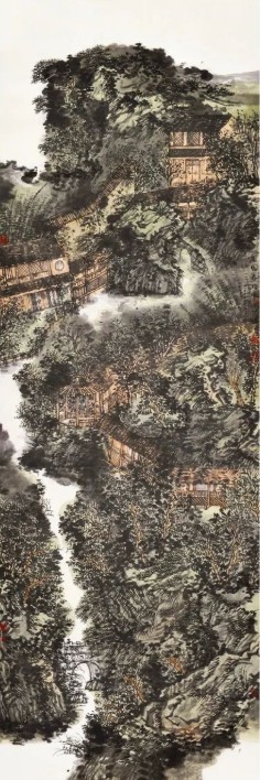 气象空灵  天地浩瀚——青年画家卢虓山水作品获众名家点赞