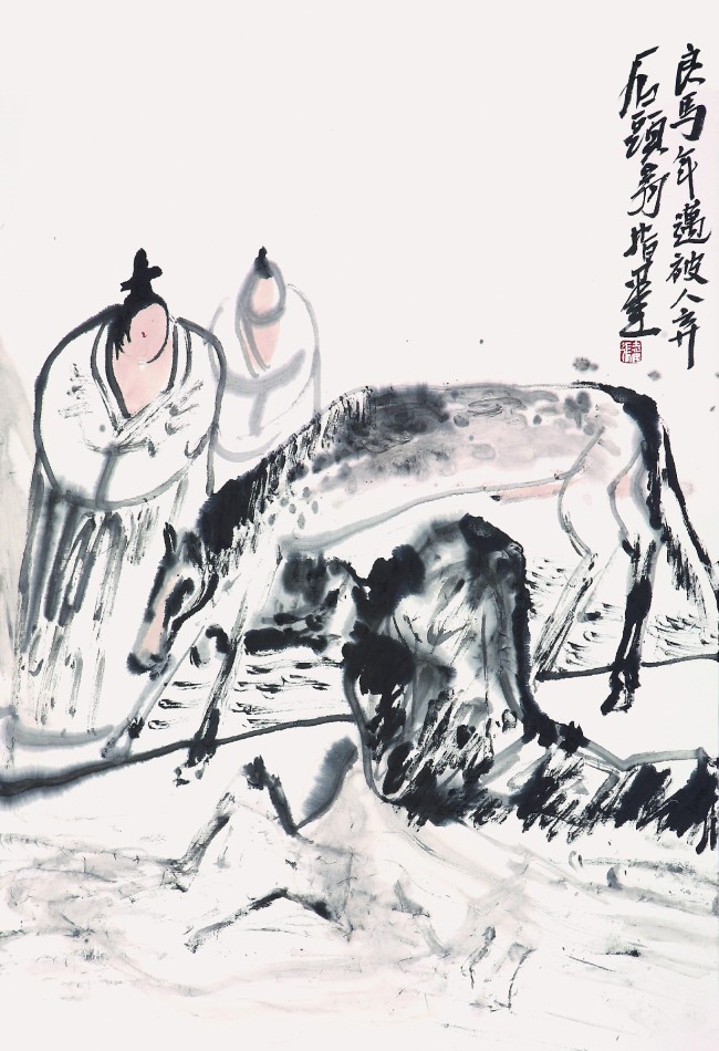 指墨开浑沌，泼彩彰精神——著名画家张志民的指墨山水品评