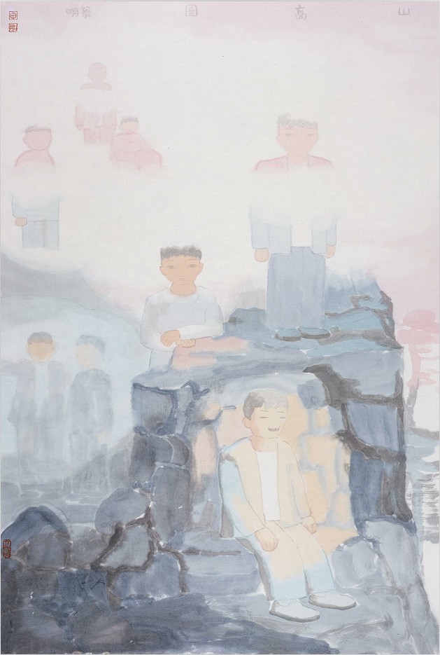 著名画家田黎明师生应邀参展“盛世传芳——当代中国画学派研究展”