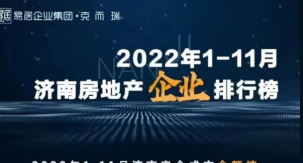 逆势增长，山东中建城发荣获济南1-11月度销售排行榜双冠王