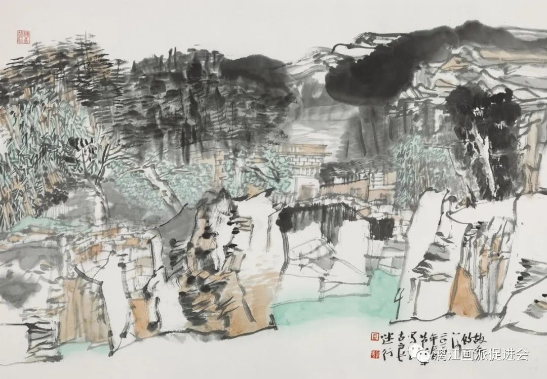 画出家乡风景的“温度”——著名画家韦俊平数十年用笔墨表现“乡情”