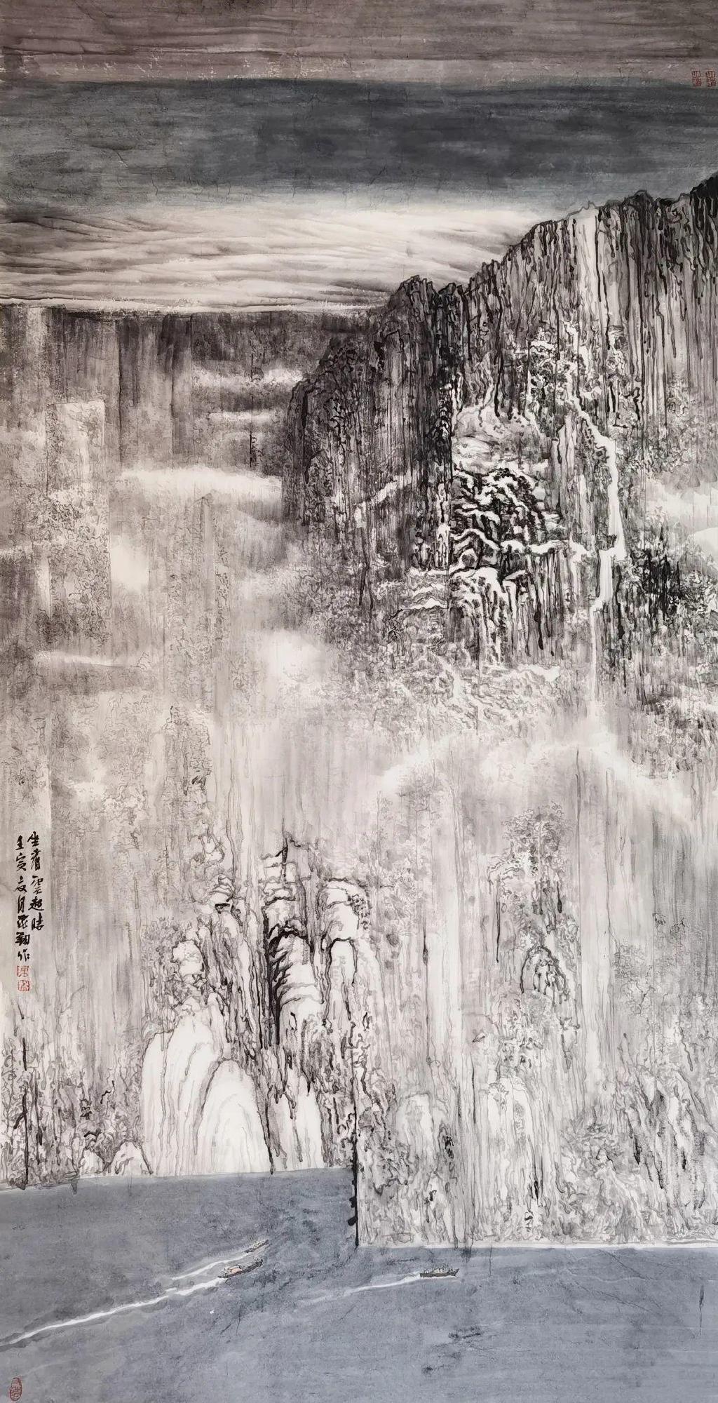 古巷里的乡愁——品读著名画家陈飞翔的山水作品