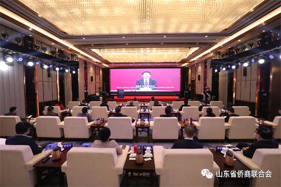 三庆集团董事长、山东省侨商会会长吴立春出席2022全球华人经济和科技峰会
