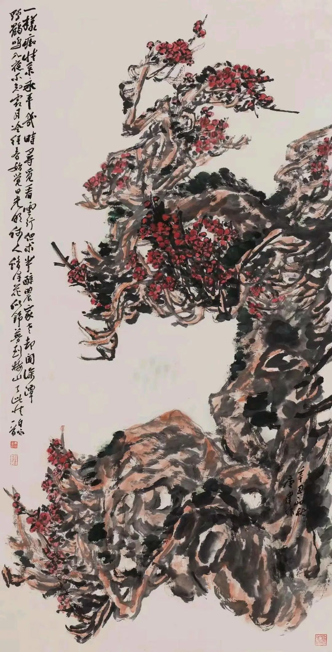 如生可爱，养人身心——著名画家唐建画梅作品赏读