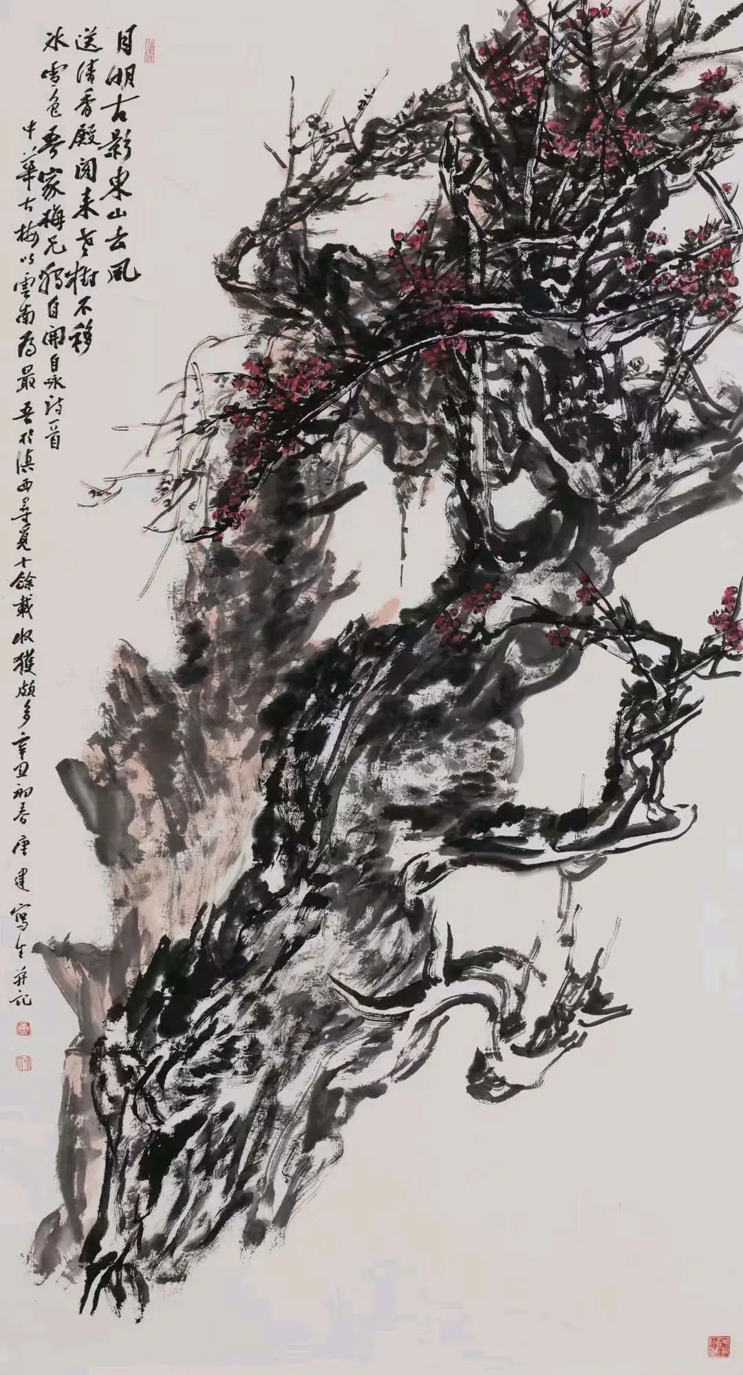 如生可爱，养人身心——著名画家唐建画梅作品赏读