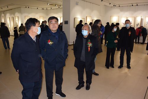 “芥英心象·十一季”芥英社画展在徐州李可染艺术馆开幕