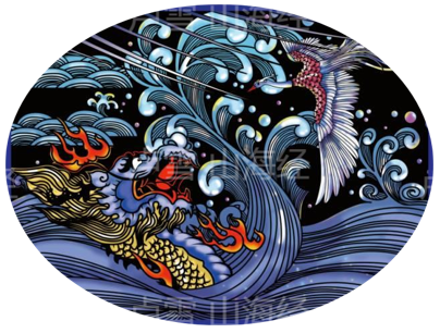 镂山海精妙 绘神话经典——著名艺术家卢雪镂绘版《山海经》之《精卫填海》
