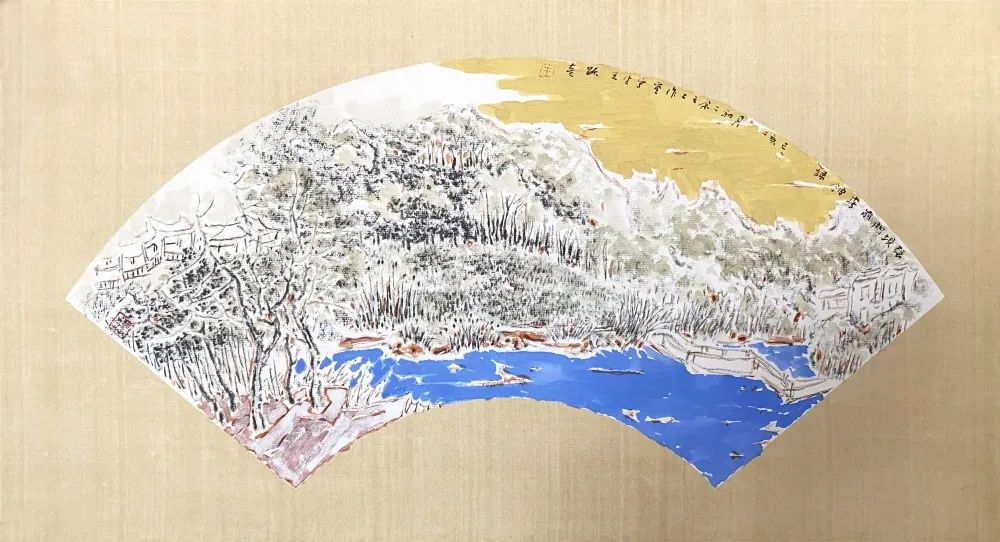 万山秋色照新居，著名画家王跃奎应邀参展“上合之约·2022中国画博士学术邀请展”