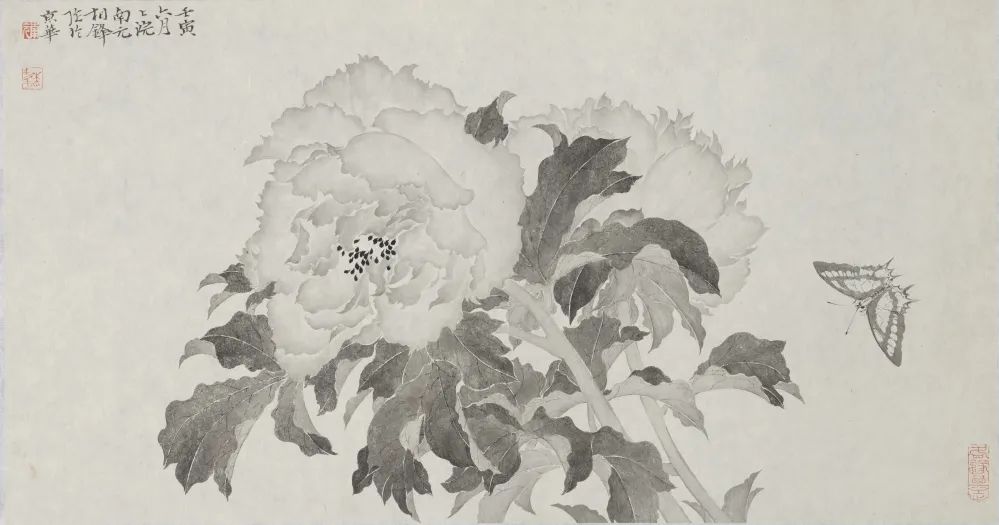 莲塘清影  芙蓉双凫，著名画家陈相锋应邀参展“上合之约·2022中国画博士学术邀请展”