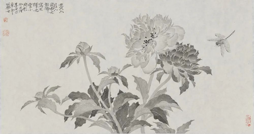 莲塘清影  芙蓉双凫，著名画家陈相锋应邀参展“上合之约·2022中国画博士学术邀请展”