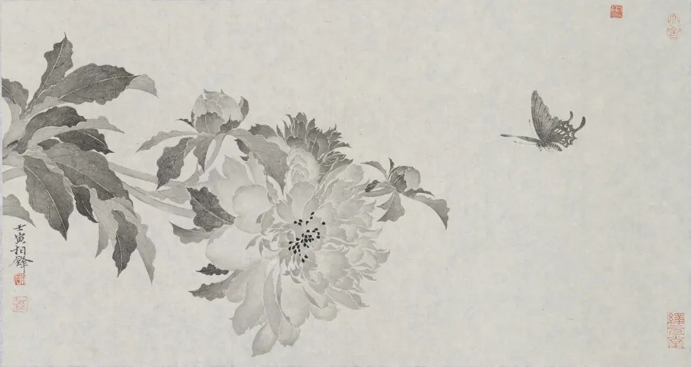 莲塘清影  芙蓉双凫，著名画家陈相锋应邀参展“上合之约·2022中国画博士学术邀请展”