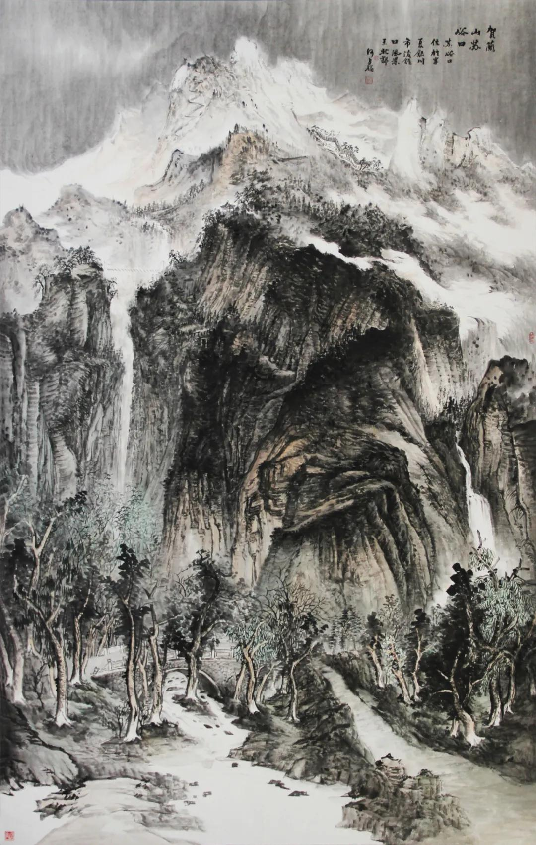 著名画家何占福：心中有山水  笔墨展气韵