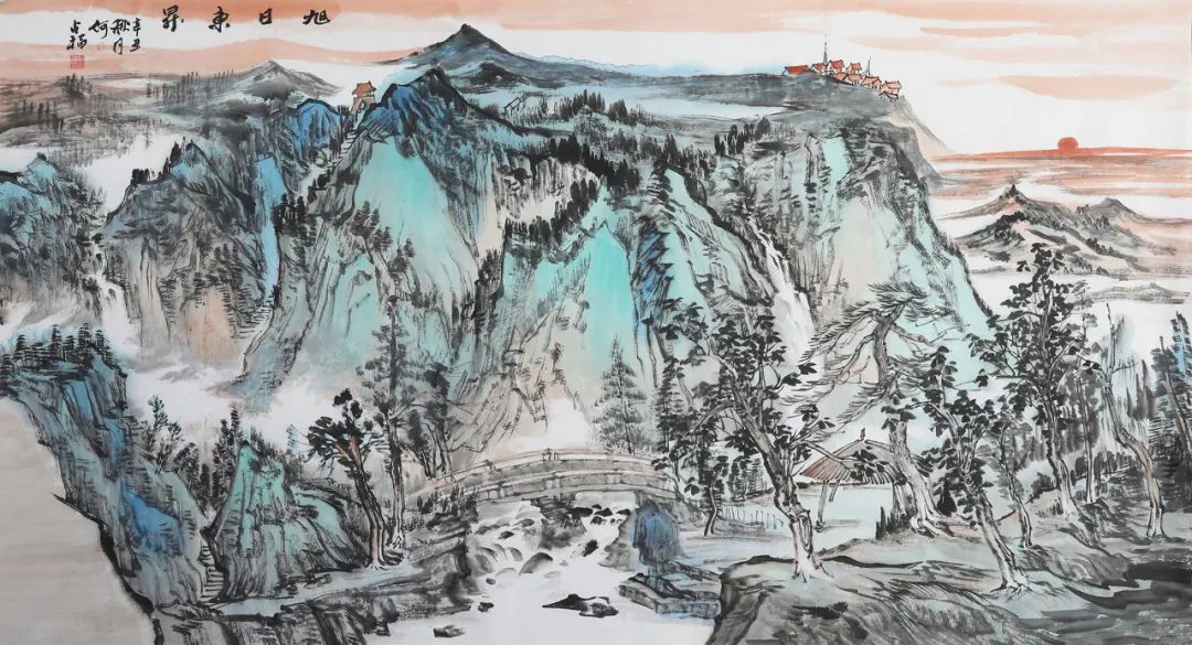 著名画家何占福：心中有山水  笔墨展气韵