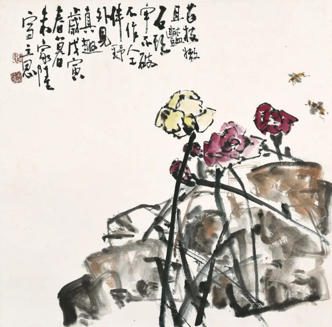 著名画家王来文作序， “半空杀纸——朱家陆中国画展”明日将在福州开展