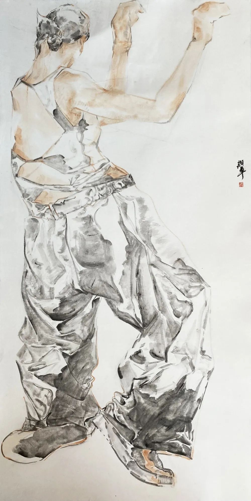 不如跳舞，著名画家孟祥军应邀参展“上合之约·2022中国画博士学术邀请展”