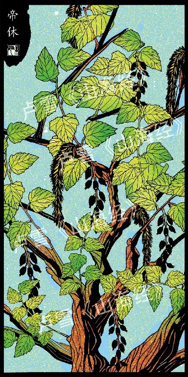 著名艺术家卢雪《山海经》之神奇植物篇：做情感大拿